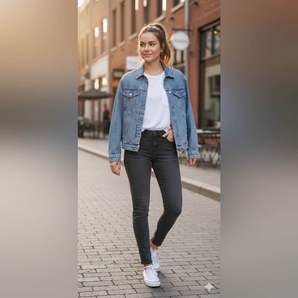 GAP Women's Dark Gray Skinny Jeans